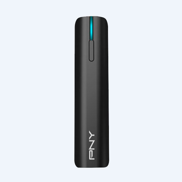 Batería Portátil PNY P-B-2200-1-K01-RB, 2200mAh,USB, Para Smartphone y tablet