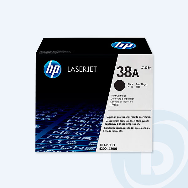 Q1338A - Toner HP 38A, Negro, 12000 p&aacute;ginas, para LaserJet Serie 4200
