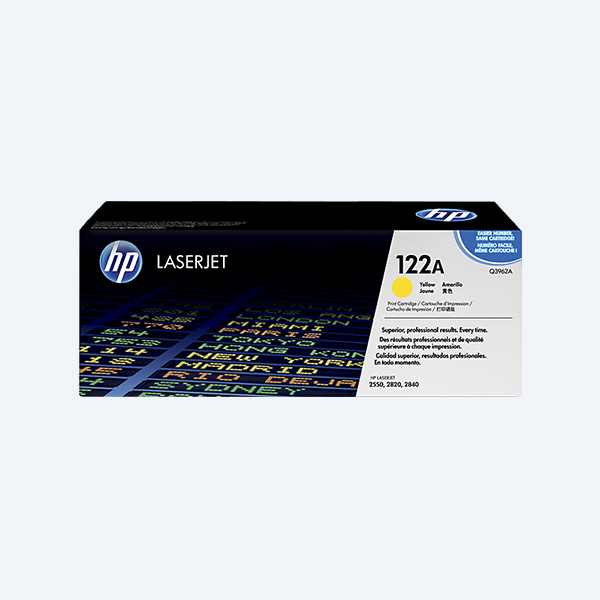 Tóner HP 122A, Amarillo, 4000 Pàginas, Alto Rendimiento