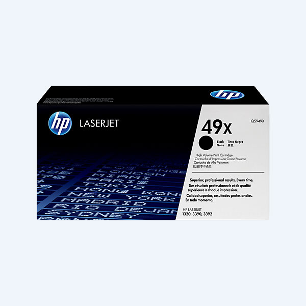 Tóner HP 49x, Alto Rendimiento, 6000 páginas, Negro