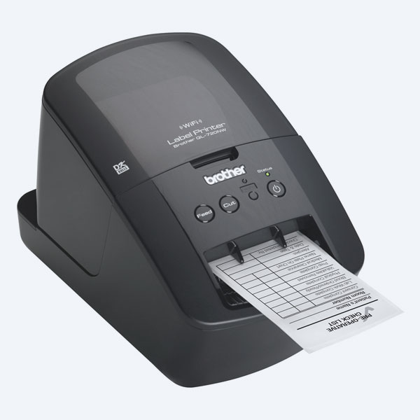 Impresora de Etiquetas Brother, USB/Ethernet/WiFi, Térmica directa