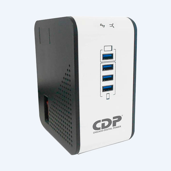 Regulador de Voltaje CDP AVR 1008, 1000VA, 400Watts, 8contactos