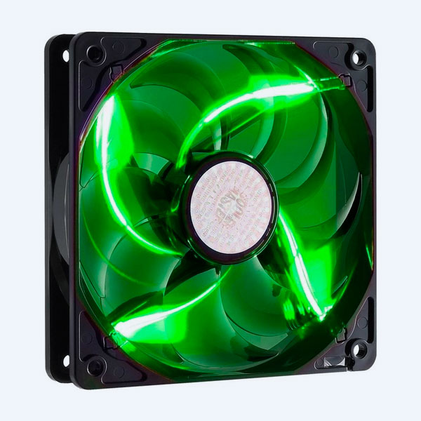 Ventilador para CPU Cooler Master R4-L2R-20AG-R2, 120 x 120 x 25 mm, LED Verde