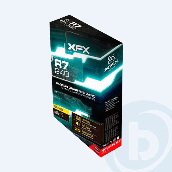 R7240ACLF2 - Tarjeta de Video XFX RADEON R7 240, 2GB, 128BIT, DDR3