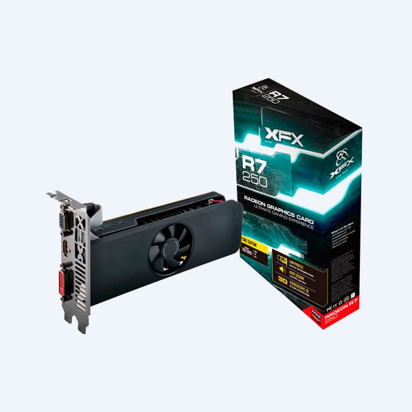 Tarjeta de Video XFX R7250AZLF4, 1GB, 128Bit, DDR5