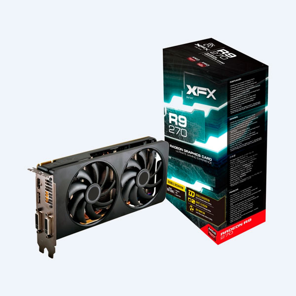 Tarjeta de video Xfx Pcie X16 3.0 Radeon R9 270, 2GB, 256BIT, DDR5