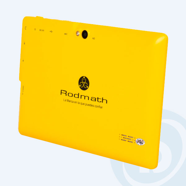 RDHQ88B-Y - Tablet Rodmath RDHQ88B-Y, 7'', 8GB, 512MB RAM, WiFi, 0.3Mpx/2.0Mpx, Android 4.4, Amarillo