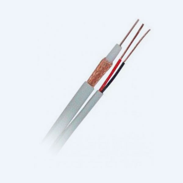 Cable Coaxial Siames RG59, Coaxial, 152m, Blanco