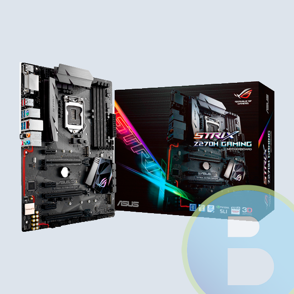 Tarjeta Madre Asus Strix Z270H Gaming, Intel S-1151, 7a Generacion/DDR4/DVI/HDMI/Gamer