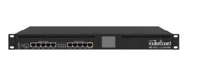 Router MikroTik Gigabit Ethernet RouterBoard, Alámbrico, 10x RJ-45, 1U