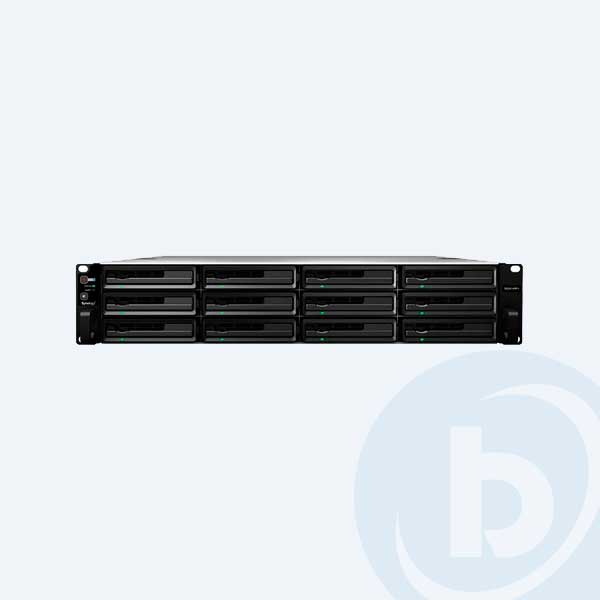 RS2416+ - Servidor de almacenamiento NAS Sinology RS2416+, 12 Bah&iacute;as, USB/RJ-45 , Rack