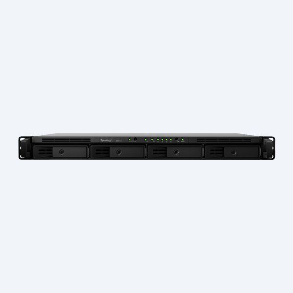 Servidor de almacenamiento NAS Synology RS815, 4 Bahías, LAN/USB/SATA, Rack