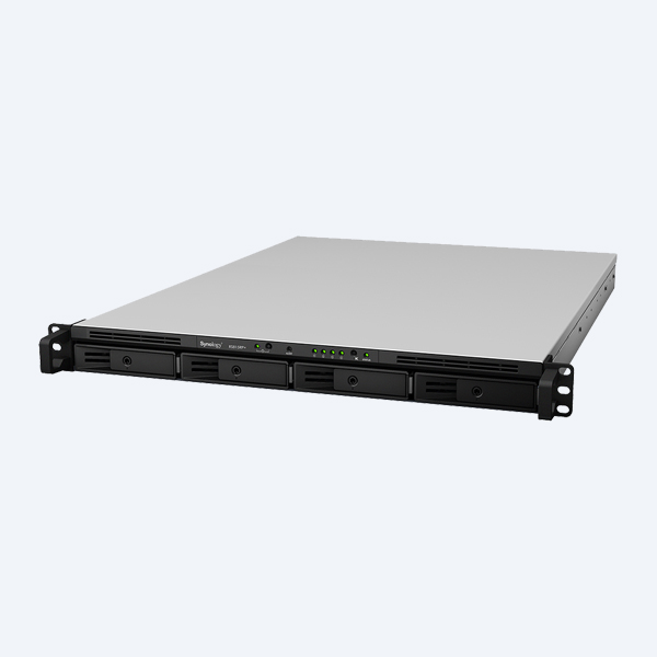 Servidor de almacenamiento NAS Synology RS815+, 4 Bahías, USB/LAN/SATA, Rack