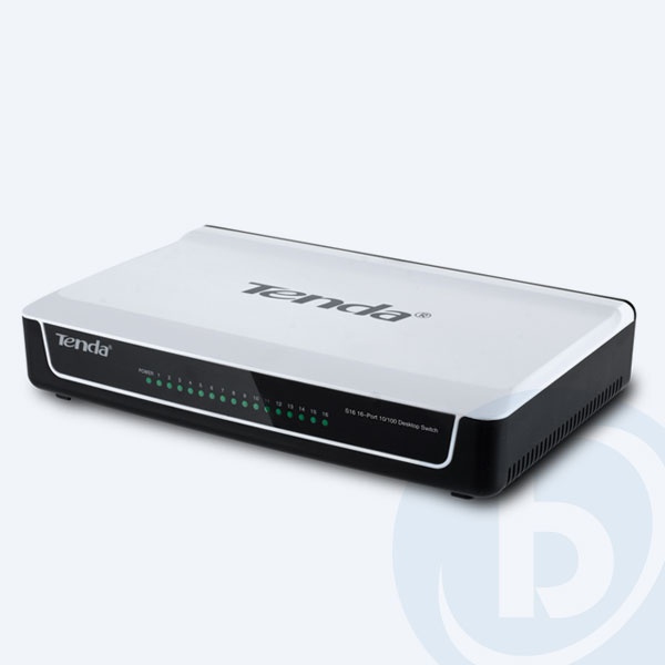 S16 - Switch Tenda S16, 16 Puertos, 10/100 Mbps