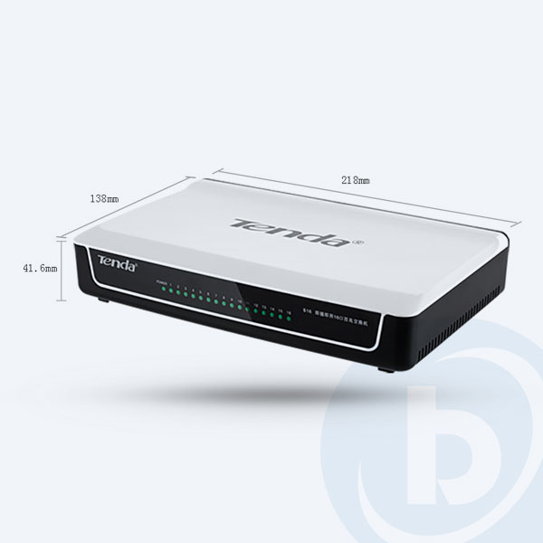 S16 - Switch Tenda S16, 16 Puertos, 10/100 Mbps