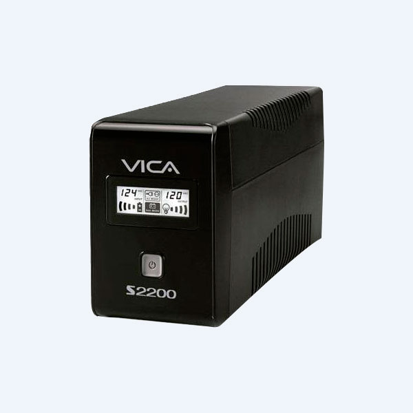 No Break VICA Smart LCD 2200, 2200VA, 1200W, 8 Contactos, 70min