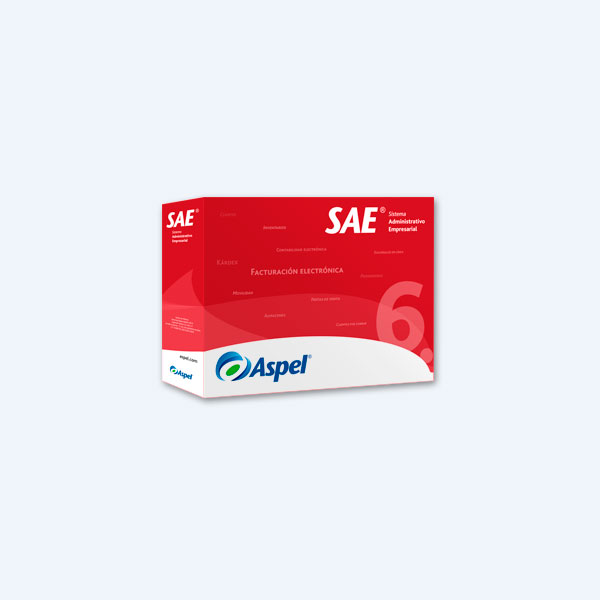 Renta Aspel SAE 6.0, 1 Usuario, 99 Empresas, 1 Mes