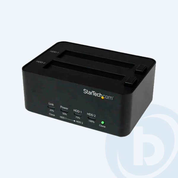 SATDOCK2REU3 - Duplicador de Disco Duro StarTech.com SATDOCK2REU3, Bah&iacute;a Doble, USB 3.0