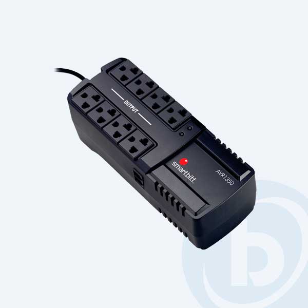 SBAVR1350 - Regulador de Voltaje SmartBitt SBAVR1350, 1350VA, 675W, 8 Contactos