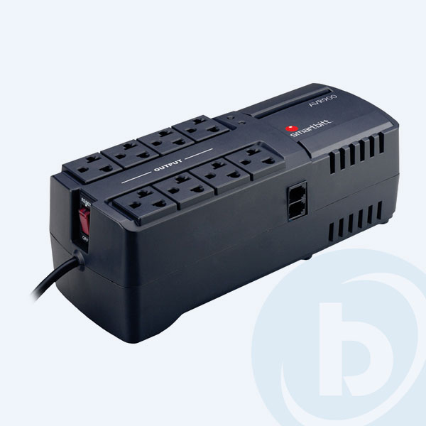 SBAVR900 - Regulador de Voltaje SmartBitt SBAVR900, 900VA, 450W, 8 Contactos