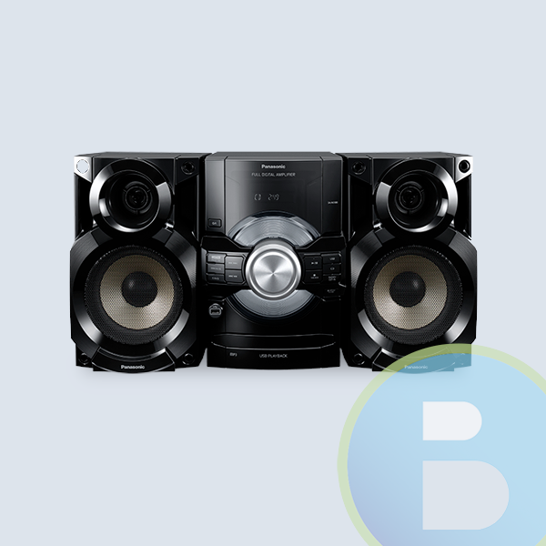 Mini Componente Panasonic AKX80, 3900W, CD, MP3, USB, AM/FM