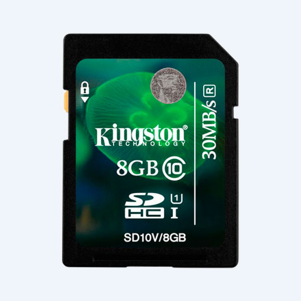 Memoria SDHC Kingston UHS-I, 8GB, Clase 10