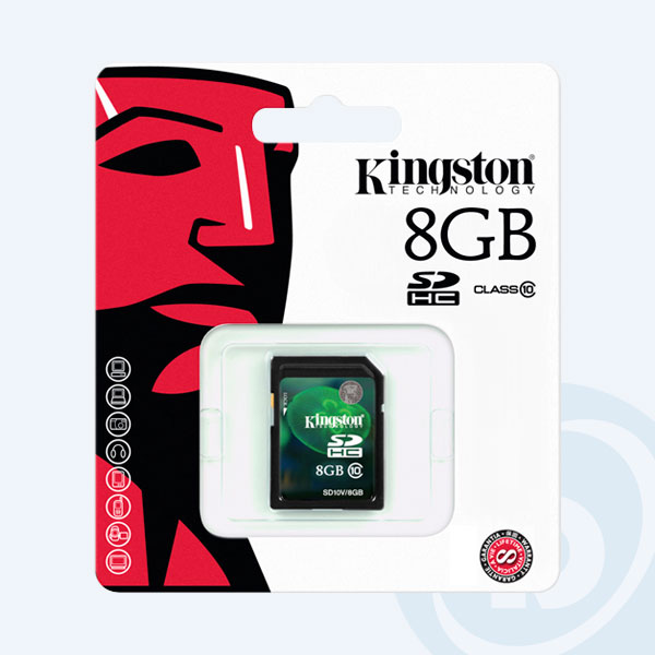 SD10V/8GB - Memoria SDHC Kingston UHS-I, 8GB, Clase 10