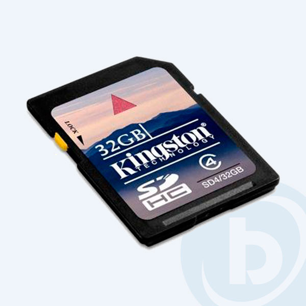 SD4/32GB - Memoria SDHC Kingston, 32GB, clase 4