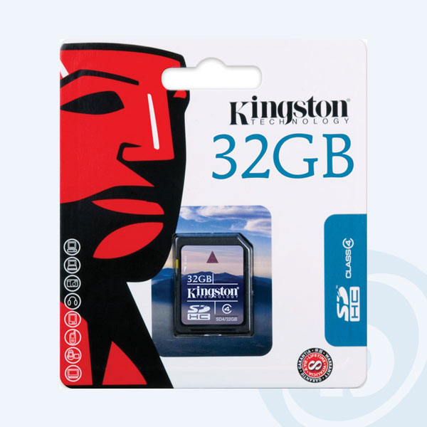 SD4/32GB - Memoria SDHC Kingston, 32GB, clase 4