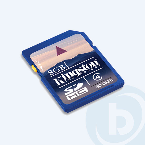 SD4/8GB - Memoria SDHC Kingston, 8GB, Clase 4