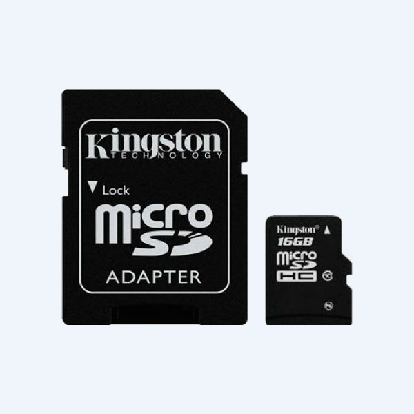 Memoria Micro SDHC Kingston, 16GB, Clase 10, con Adaptador