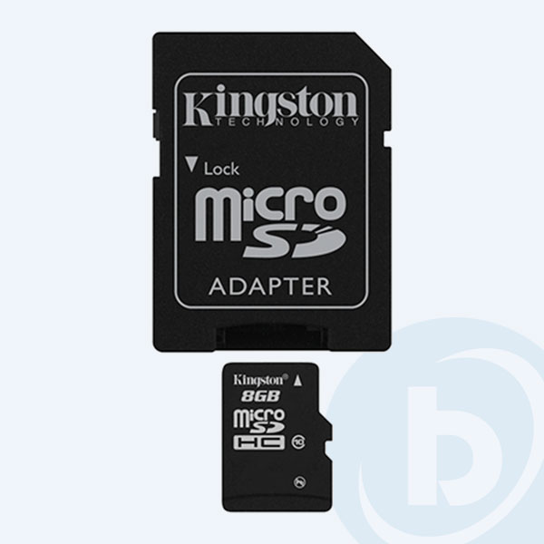 SDC10/8GB - Memoria Micro SDHC Kingston UHS-I, 8GB, Clase 10, con Adaptador