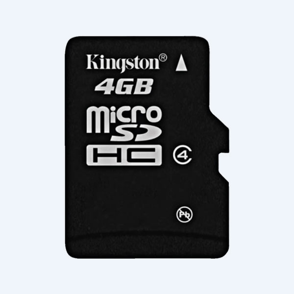 Memoria Micro SDHC Kingston SDC4/4GBSP, 4GB, Clase 4, sin Adaptador