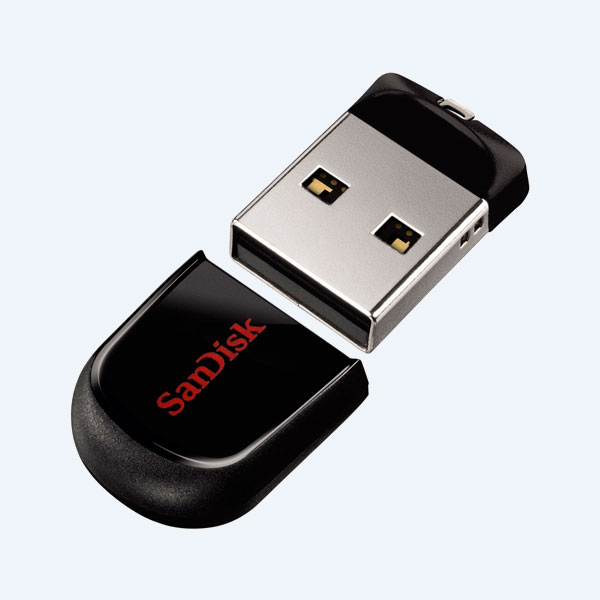 Mini Memoria USB 2.0 SanDisk Cruzer Fit Z33, 16GB, Negro