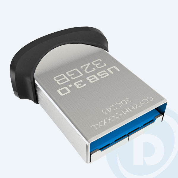 SDCZ43-032G-G46 - Memoria USB 3.0 SanDisk Ultra Fit Z43, 32GB, Negro, Mini