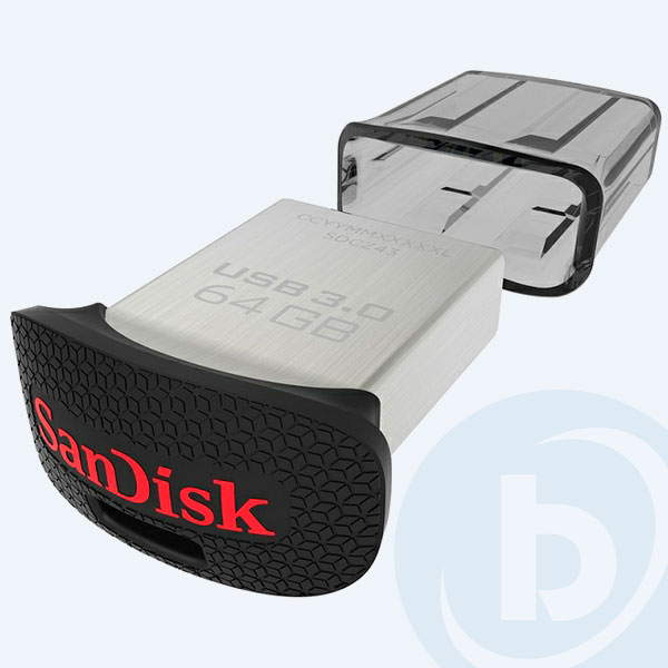 SDCZ43-064G-G46 - Memoria USB 3.0 SanDisk Ultra Fit Z43, 64GB, Negro, Mircro