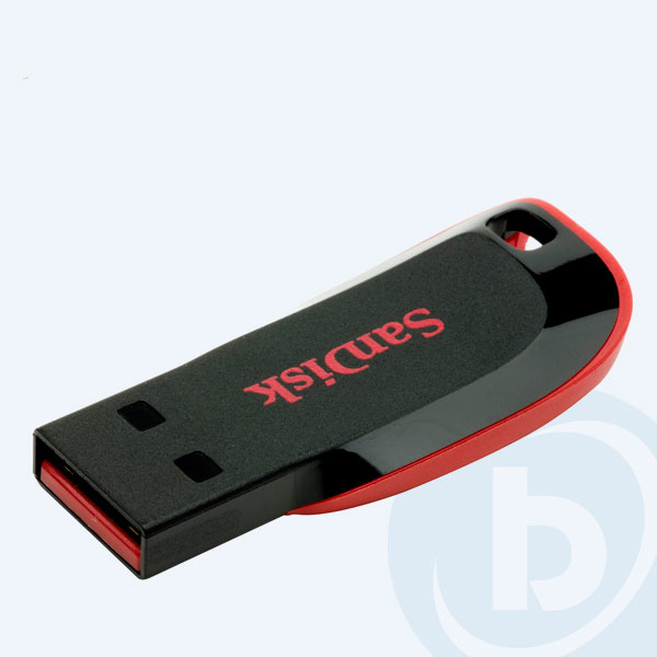SDCZ50-016G-B35 - Memoria USB 2.0 SanDisk Cruzer Blade Z50, 16GB, Rojo