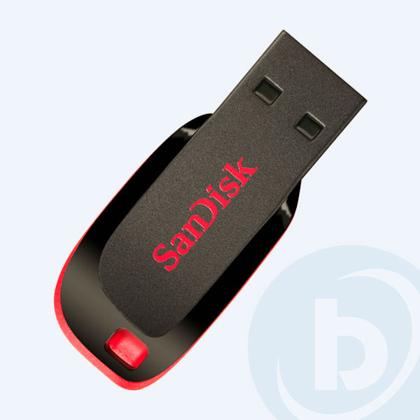 SDCZ50-016G-B35 - Memoria USB 2.0 SanDisk Cruzer Blade Z50, 16GB, Rojo