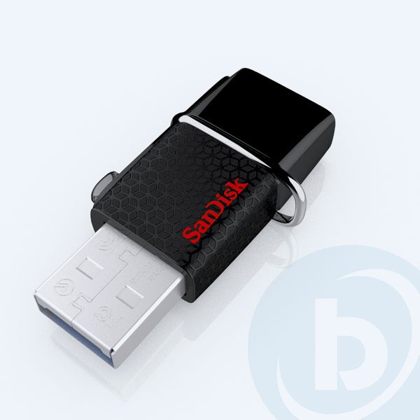 SDDD2-064G-G46 - Memoria Dual SanDisk Ultra Dual, 64GB,  USB 3.0/ MicroUSB, Negro