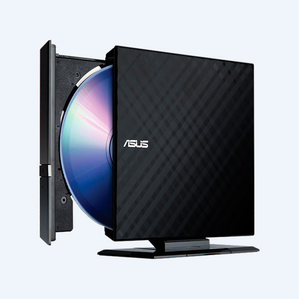 Grabador DVD-RW Asus Externo SDRW-08D2S-U, 8x, Negro, Alimentacion USB, Incluye CyberLink Power