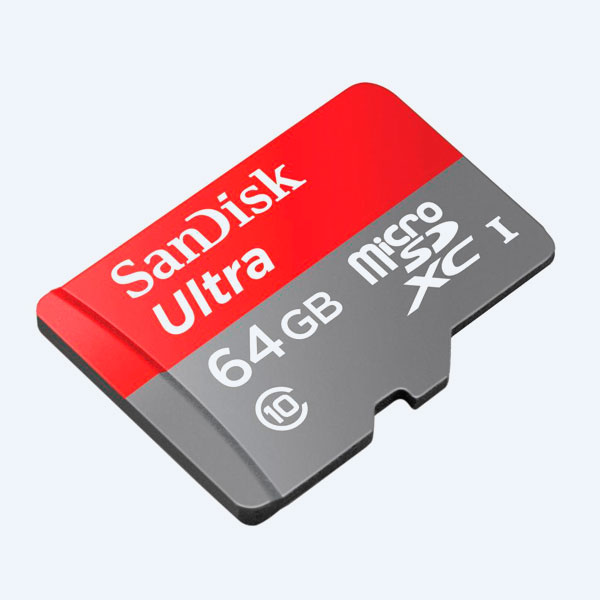 Memoria Micro SD SanDisk Ultra, 64GB, Clase 10