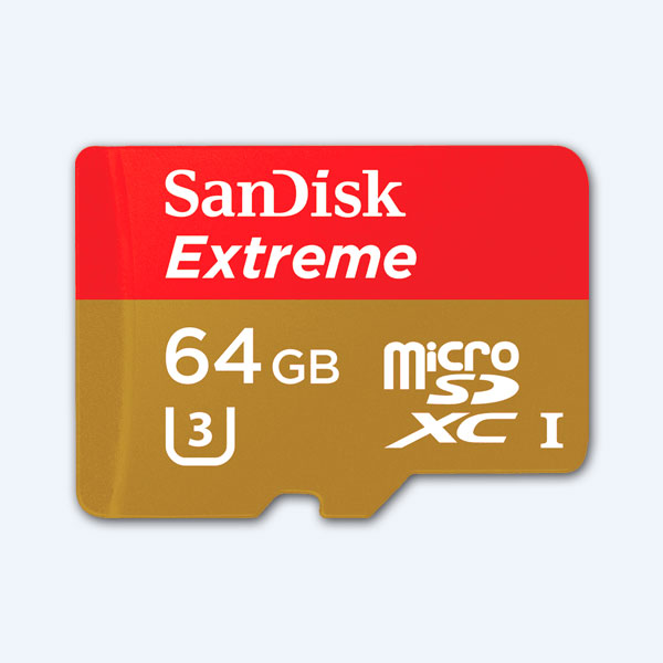 Memoria Micro SDXC SanDisk Extreme, 64GB, Clase 10, con Adapatador