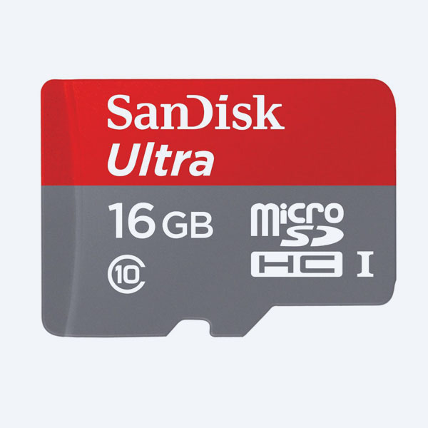 Memoria Micro SDHC SanDisk SDSQUNC-016G-GN6MA, 16GB, Clase 10, Con Adaptador