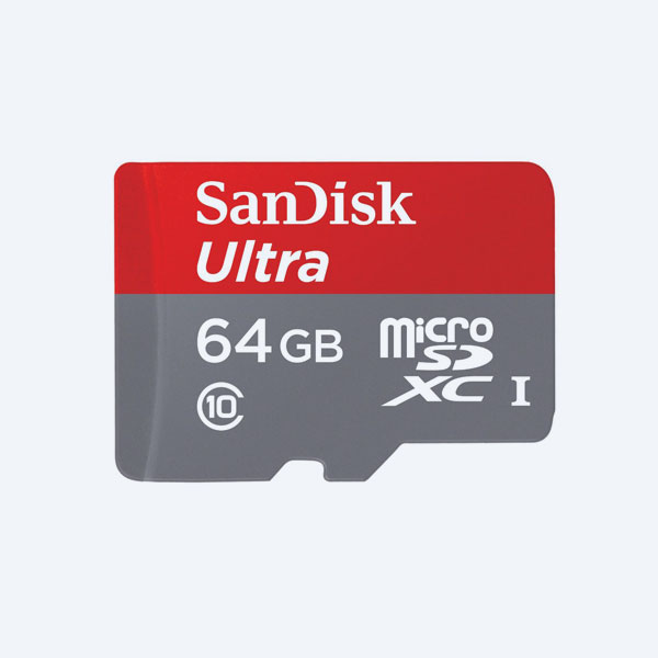 Memoria Micro SDHC SanDisk SDSQUNC-064G-GN6MA, 64GB, Clase 10, con Adaptador
