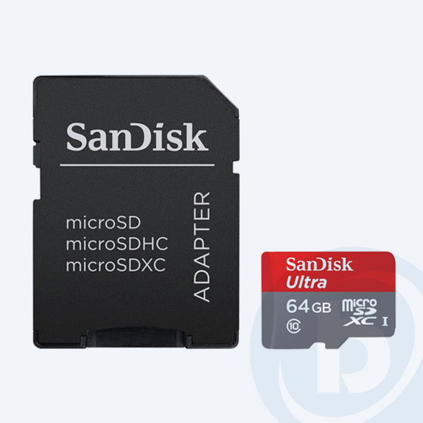 SDSQUNC-064G-GN6MA - Memoria Micro SDHC SanDisk SDSQUNC-064G-GN6MA, 64GB, Clase 10, con Adaptador