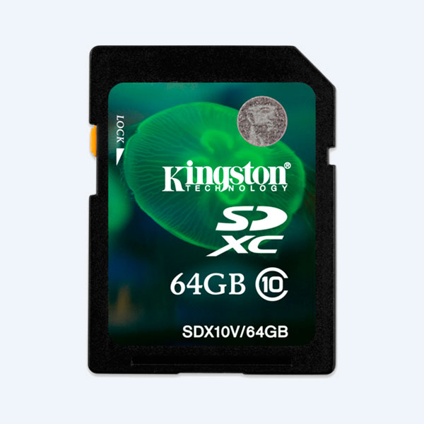 Memoria SDXC Kingston, 64GB, Clase 10