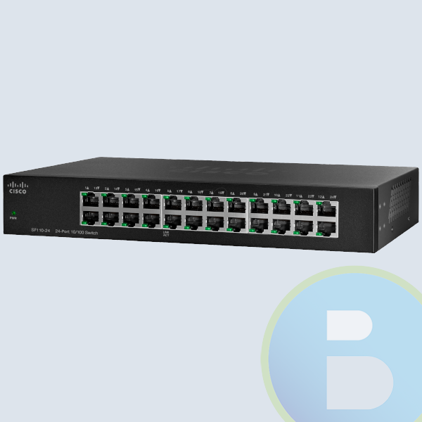 Switch Cisco SF110, 24 Puertos 10/100 Mbps, Rack - 4.8 Gbit/s