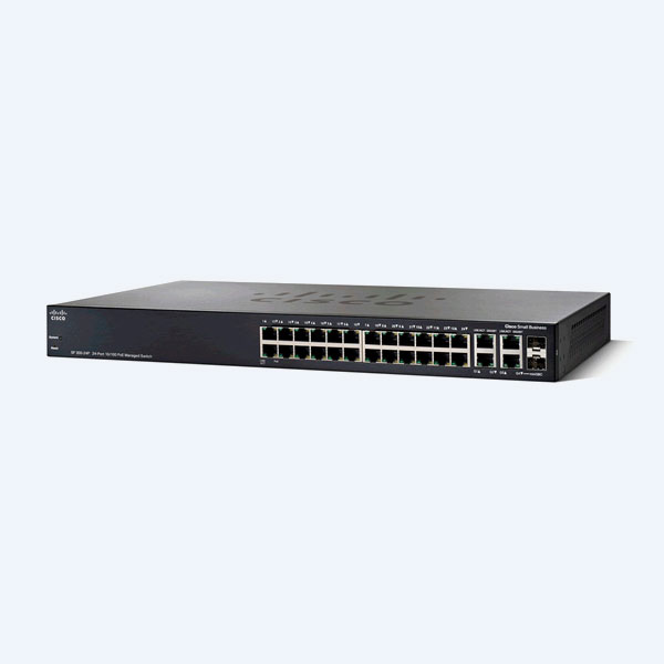 Switch Cisco SF300-24P, 24 Puertos 10/100 + 4 Puertos 10/100/1000