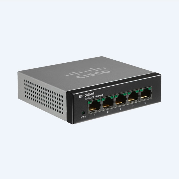 Switch Cisco, 5 Puertos 10/100/1000Mbps, Qos, No Administrable