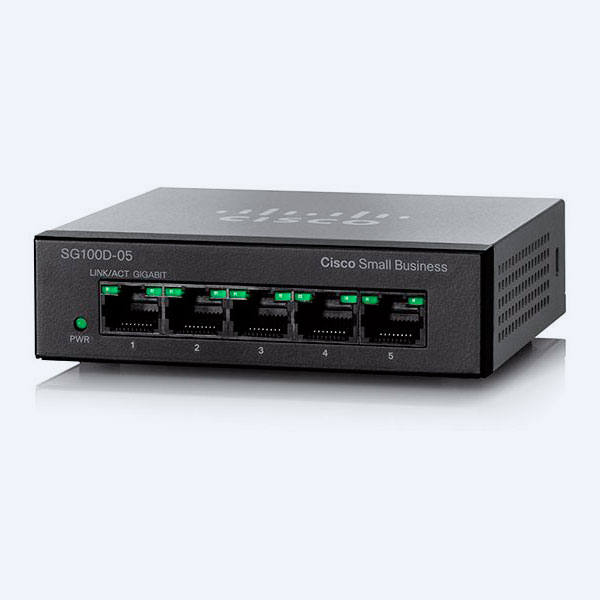 Switch Cisco SG110D-05, 5 Puertos 10/100/1000Mbps